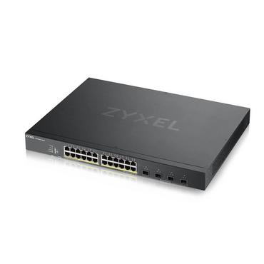 Комутатор ZyXEL XGS1935-28HP, 28 Port Smart Managed PoE Switch, 24x Gigabit PoE and 4x 10G SFP+, hybrid mode, standalone or NebulaFlex Cloud, 375 Watt PoE
