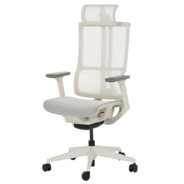 Работен стол НАКСОС- цвят крем, меш