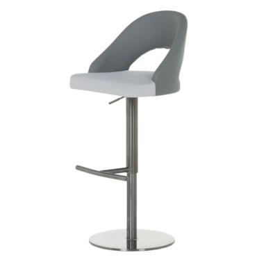 Бар столове КАРИН- бар стол, еко кожа с дамаска