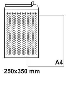 Плик с въздушни мехурчета 250х350 бял
