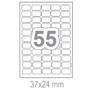 Самозалепващи етикети 37x24 55 бр.