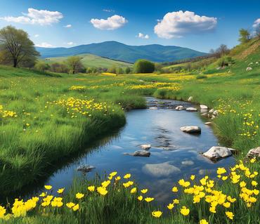 Работен календар РК Марина готов дизайн - река