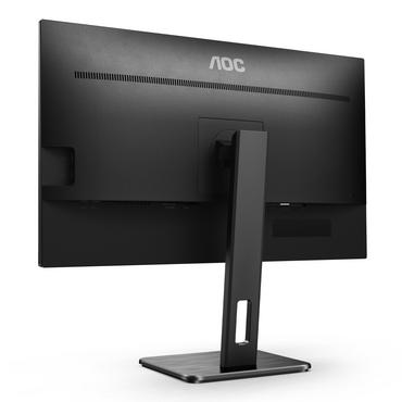 Монитор AOC Q27P2Q, 27' IPS WLED, 2560x1440@75Hz, 4ms GtG, 300cd m2, 1000:1, DCR 50M:1, FlickerFree, Low Blue Light, 2Wx2, Tilt, Height Adjust, Pivot, Swivel, D-SUB, HDMI, DP, USB hub
