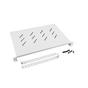 Аксесоар Lanberg 19' fixed shelf 1U / 483x300mm, max load capacity up to 25kg, grey