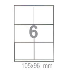 Самозалепващи етикети 105х96 6 бр.