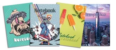 Тетрадка спирала А5 вестник 80 л редове