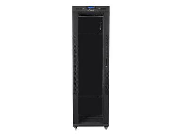 Комуникационен шкаф Lanberg rack cabinet 19' free-standing 42U/600x600 (flat pack) with glass door lcd black v2