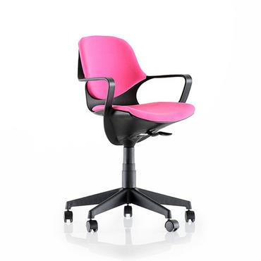 Детски стол KIDDY - розов, снимка отстрани