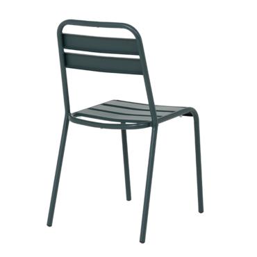 Градински стол ФЛАМБО- тъмнозелен цвят на метала