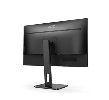 Монитор AOC 24P2QM, 23.8' VA WLED, 1920x1080@75Hz, 4ms GtG, 300cd m/2, 3000:1, 50M:1 DCR, Adaptive Sync, Low Blue Light, FlickerFree, 2Wx2, Tilt, Height Adjust, Pivot, Swivel, D-SUB, DVI, HDMI, DP, USB hub