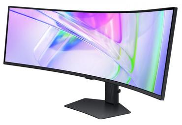 Монитор Samsung 49' 49C950 VA DQHD 120 Hz, 4 ms GTG, 5120x1440,USB-C 90W, USB 3.0, HDMI, Speakers, Black