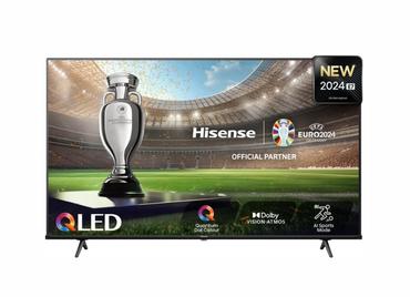 Телевизор Hisense 75' E7NQ, 4K Ultra HD 3840x2160, QLED, Quantum Dot, HDR 10+, HLG, Dolby Vision, DTS Virtual X, Smart TV, Light Sensor, WiFi Direct, BT, Anyview Cast, 3xHDMI, 2xUSB, LAN, CI+, DVB-T2/C/S2, Black