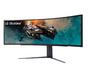 Монитор LG 49GR85DC-B, 49' Ultragear VA AG, 1ms, 32:9 Curved 1000R Gaming QHD (5120x1440), 240HZ, 450cd/m2, 2500:1, DCI-P3 95%, FreeSync, NVIDIA G-Sync, HDR 600 ,VRR, USB Type-C, HDMI, DisplayPort, PIP, PBP, Height, Swivel, Tilt, Black