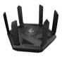 Рутер Asus Gaming Wireless Router, RT-AXE7800, AXE7800, Tri-Band, Quad-Core 1.7GHz CPU, 256MB/512MB Flash/RAM, 2.5G port, AiProtection Pro, Adaptive QoS, VPN Fusion, Instant Guard, IPTV, OFDMA, MU-MIMO, Beamforming, Link Aggregation, AiMesh, Black
