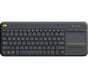 Клавиатура Logitech Wireless Touch Keyboard K400 Plus Black