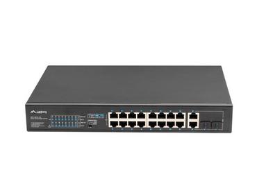 Комутатор Lanberg switch 16x 100mb poe+/2x 1GB/1x sfp unmanaged rack 10' & 19' gigabit ethernet 150w