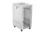 Комуникационен шкаф Lanberg rack cabinet 19' free-standing 22U/600x800 (flat pack) with glass door lcd grey v2