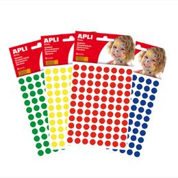 Ценови етикети кръгче ф 10.5 мм на лист