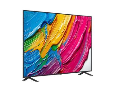Телевизор LG 86QNED80A3A, 86' 4K QNED HDR Smart TV, 3840x2160, DVB-T2/C/S2, Alpha 7 AI Processor, HDR10 / HLG, webOS 25 ThinQ, VRR / ALLM / HGiG, 4K Upscaling, WiFi 5, Voice Controll, Bluetooth 5.1, AirPlay 2, LAN, CI, HDMI, SPDIF, Google Cast, 2 pole Sta