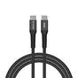 Кабел Verbatim Sync & Charge USB-C to USB-C 60W Magnetic 120 cm - Black