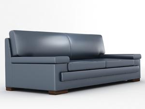 Диван триместен ЧАТАЛДЖА O 218 - сниман отляво, сив на цвят