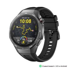 Часовник Huawei Watch GT5 Pro Vili-B29F, 1.43', Amoled, 466x466, PPI 326, BT5.2, BLE/BR/EDR, 524mAh, 40-meter free diving, HUAWEI TruSense System, ECG analysis, Battery life up to 14 days, Compatible with iOS and Android devices, Black Fluoroelastomer