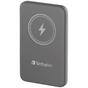 Външна батерия Verbatim MCP-10GY Power Pack 10000 mAh with UBS-C PD 20W / Magnetic Wireless Charging 15W Grey