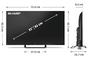 Телевизор Sharp 32HF3865E, 32' QLED Google TV, FHD 1920x1080 Frameless, 1 000 000:1, DVB-T/T2/C/S/S2, HDR10, Speaker 2x8W, Dolby Digital, Google Cast, 3xHDMI (ARC/CEC), CI+, 3.5mm Headphone jack / line-out, lan, 2xUSB, Wi-Fi, Bluetooth, Mini Composite, E,