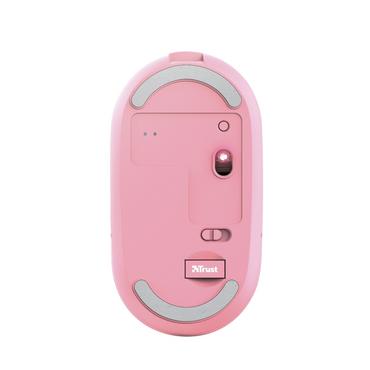 Мишка TRUST Puck Wireless & BT Rechargeable Mouse Pink