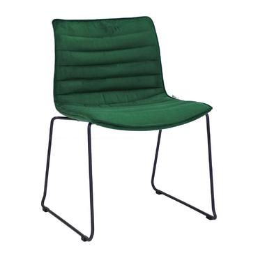 Посетителски стол ПРЕСЛАВ LN 003- зелен цвят