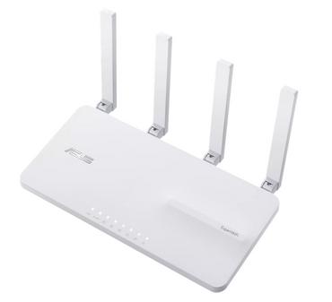 Рутер Asus Business Router & Access Point ExpertWiFi EBR63, AX3000, Dual-Band, Quad-Core 1.7GHz CPU, 256MB/512MB Flash/RAM, Gigabit, OFDMA, Beamforming, Switch & Security Gateway, 5 SSIDs, VLAN, SDN, customize guest portal, site-to-sit VPN, wall mounting,