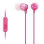 Слушалки Sony Headset MDR-EX15AP pink