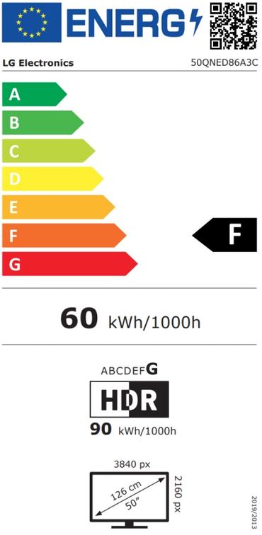 Телевизор LG 50QNED86A3C, 50' 4K QNED HDR Smart TV, 3840x2160, 60Hz Native (VRR 144Hz), DVB-T2/C/S2, Alpha 7 AI Processor, HDR 10 PRO, webOS 25 ThinQ, 4K Upscaling, WiFi 5, Dolby Vision, Bluetooth 5.1, AirPlay 2, LAN, CI, HDMI, SPDIF, Stand
