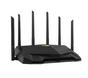 Рутер Asus Gaming Wireless TUF Router AX6000, Dual-Band, Quad-Core 2.0GHz CPU, 256MB/512MB Flash/RAM, 2.5G dual-port, AiProtection Pro, Adaptive QoS, VPN Fusion, IPTV, OFDMA, MU-MIMO, Beamforming, Link Aggregation, Port forwarding, AiM, Black