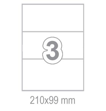 Самозалепващи етикети 210x99 3 бр.