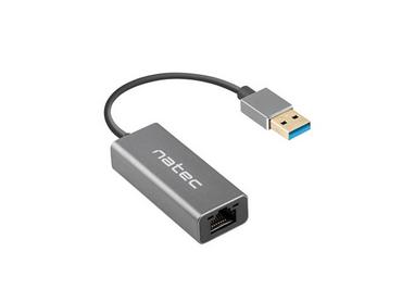 Адаптер Natec Cricket USB to RJ45 Ethernet Adapter Network Card Cricket USB 3.0, 1xRJ45 1GB, Cable