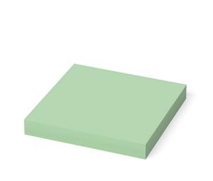 Самозалепващи листчета 75х75мм зелен пастел