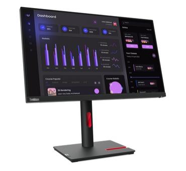 Монитор Lenovo ThinkVision T24i-30 23.8', IPS, AG, 4 ms, 250 cd/m2, 1000:1, 1920x1080, 60Hz, Tilt, Swivel, Pivot, Height Adjust Stand, HDMI, DP, VGA, 5 x USB