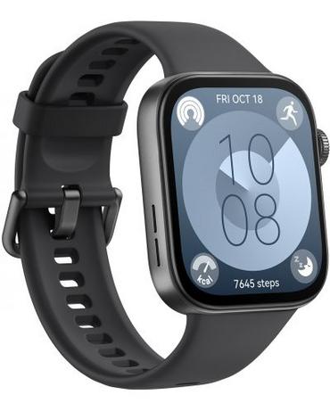 Часовник Huawei Watch Fit 3 Midnight Black, Solo-B09S, 1.82' AMOLED, 480x408, SPO2, BT5.0, 5ATM, 400mAh