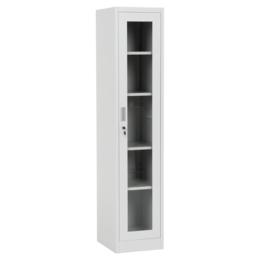 Архивен шкаф BTL GR с 5 отделения 180х38х40 см-сниман отстрани, празен