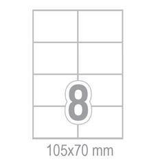 Самозалепващи етикети 105x70 8 бр.