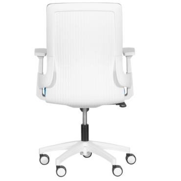 Работен стол Миглена 47-снимка отзад, бял гръб