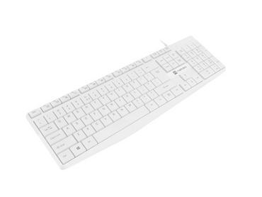 Клавиатура Natec Keyboard Nautilus US Layout White