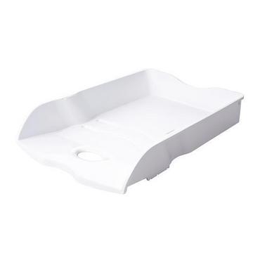 Хоризонтална поставка Loop бяла