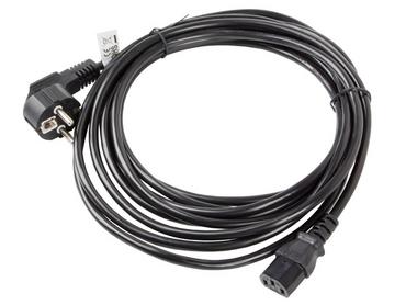 Кабел Lanberg CEE 7/7 -> IEC 320 C13 power cord 5m VDE, black