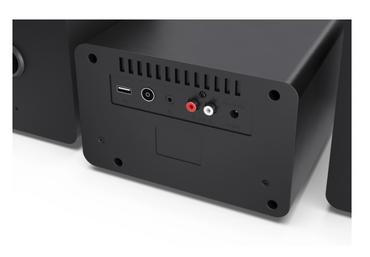 Аудио система Sharp Audio Systems XL-B514(BK), HI-FI MICRO SYSTEM, 40W (peak), FM radio with RDS,  Bluetooth v5.0, CD player, USB MP3 playback, 3.5mm Headphone jack / line-out, wooden speaker, Black