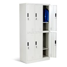 Метален гардероб - с 6 отделения, 185х90х45 см