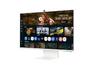 Монитор Samsung 32FM801 32' VA SMART 3840x2160, Bluetooth 4.2, WiFi 5, USB-C 65W, 2xUSB, 2xHDMI , Speakers, White