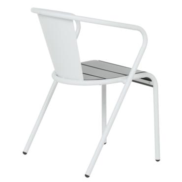 Градински стол БЕЛА- сниман отстрани