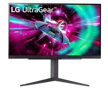 Монитор LG 27GR93U-B, 27', UltraGear IPS 1ms (GtG), AG, UHD 4K (3840x2160), 144Hz, HDR10, 1000:1, 400cd/m2, DCI-P3 95%, USB3.0 (1up/2down), VRR, AMD Free-sync, NVIDIA G-Sync, HDMI, DP, Height Adjustable, Pivot, Tilt, Headphone Out, Black